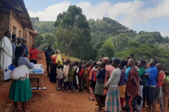 Distribution of school materials