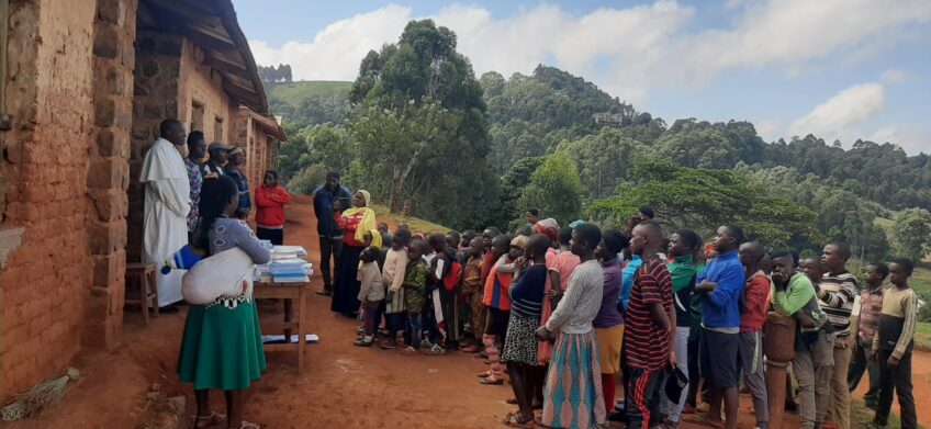 Distribution of school materials