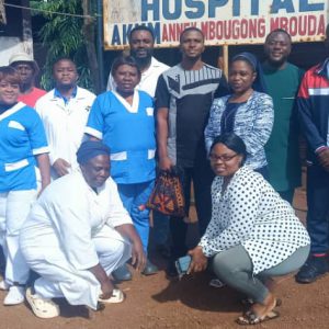Staff and facilitators during the workshop on safeguarding in the Akum Sister's Hospital